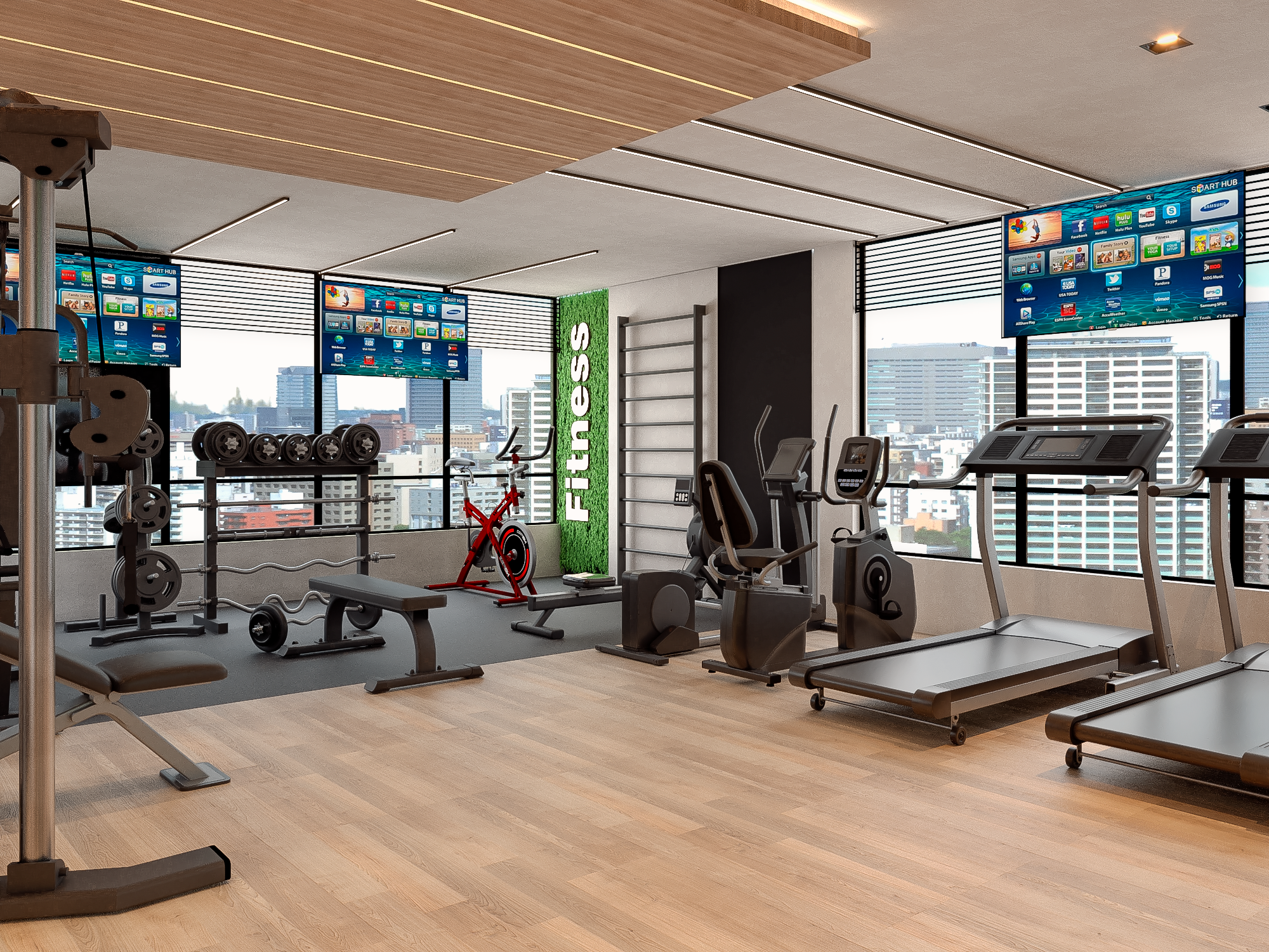 Apartamento decorado